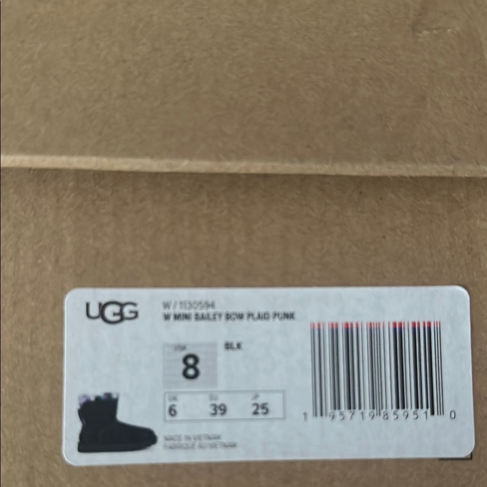 UGG Kids Mini Bailey Bow Boots - Black